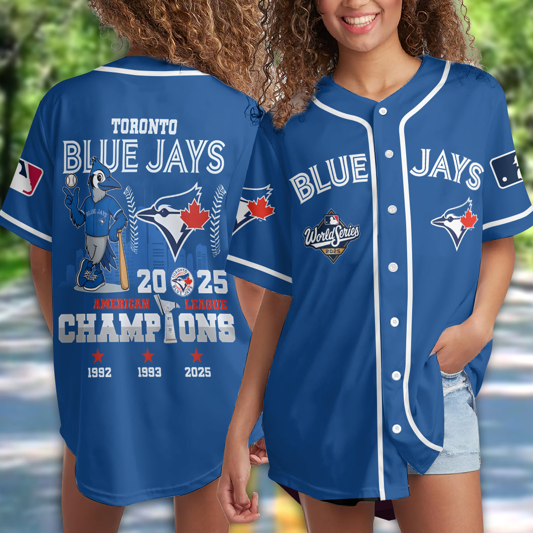 Toronto Blue Jays 2025 American League Baseball Jersey – HOATT14113