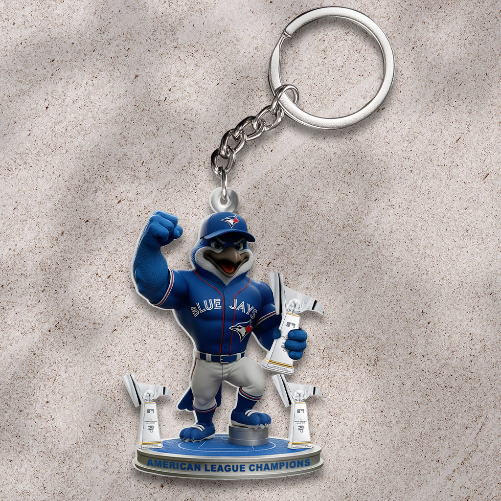 Toronto Blue Jays Custom Shape 2-sided Keychain – TMTHU2260
