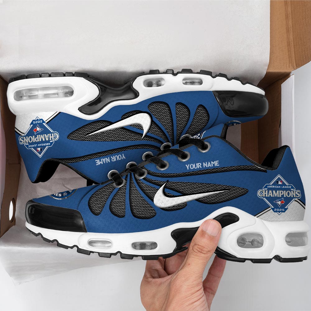 Personalized Toronto Blue Jays 2025 American League Champions Air Max Shoes – HOATT14614