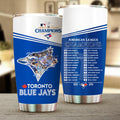 Toronto Blue Jays 2025 American League Champions Tumbler Cup – HOATT14562
