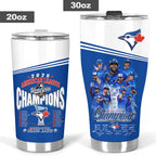 Toronto Blue Jays 2025 American League Champions Tumbler Cup – HOATT14565
