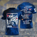 Toronto Blue Jays WinCraft 2025 American League Champions 3D Apparel – TANTN18587
