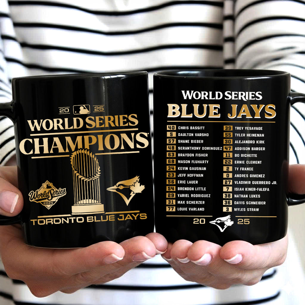 Toronto Blue Jays 2025 American League Champions Ceramic Mug – TANTN18526