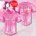 Personalized Toronto Blue Jays x Breast Cancer Awareness 2025 Baseball Jersey – MAITM13042