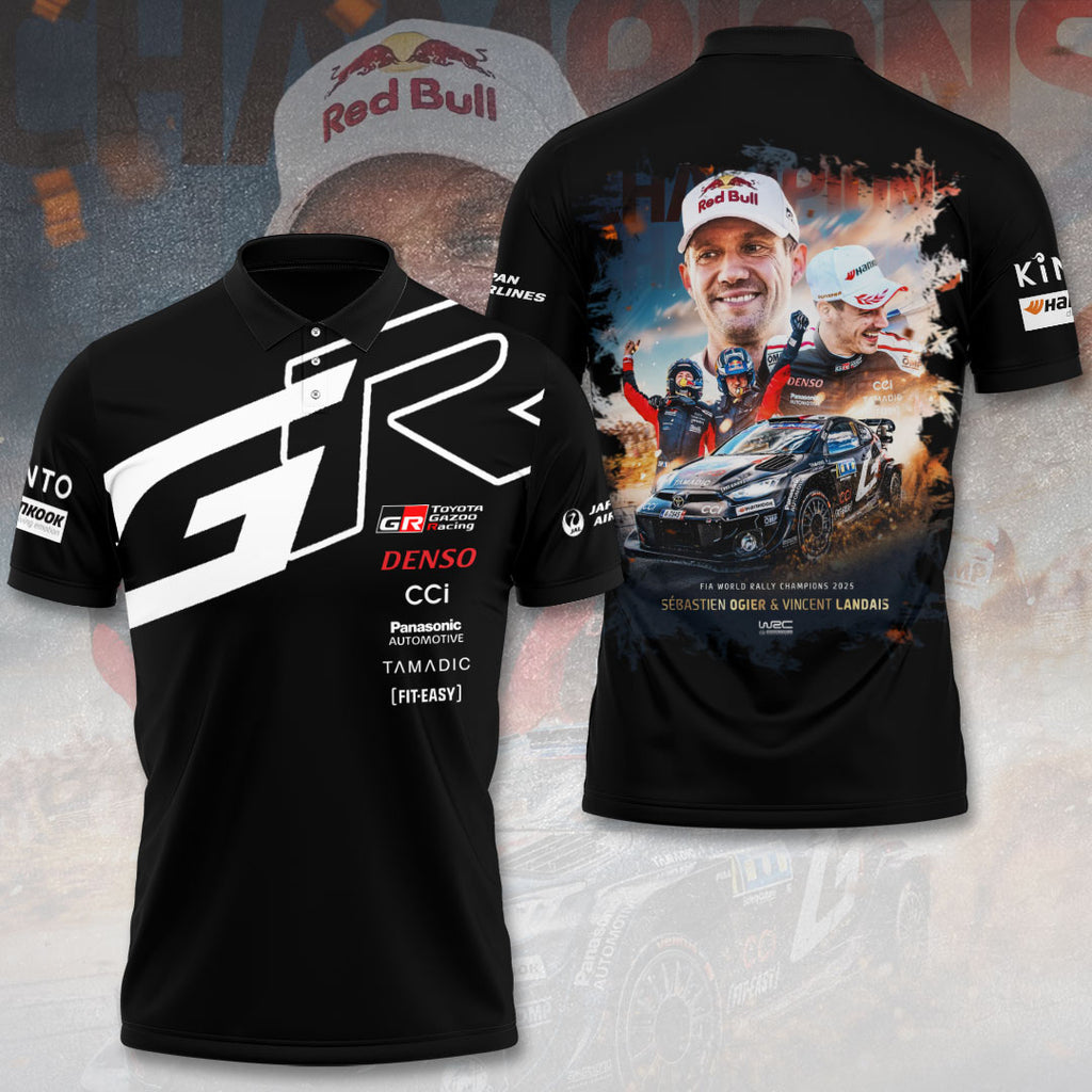 Toyota Gazoo Racing WRT 2025 World Rally Champions 3D Apparel – TANTN19001