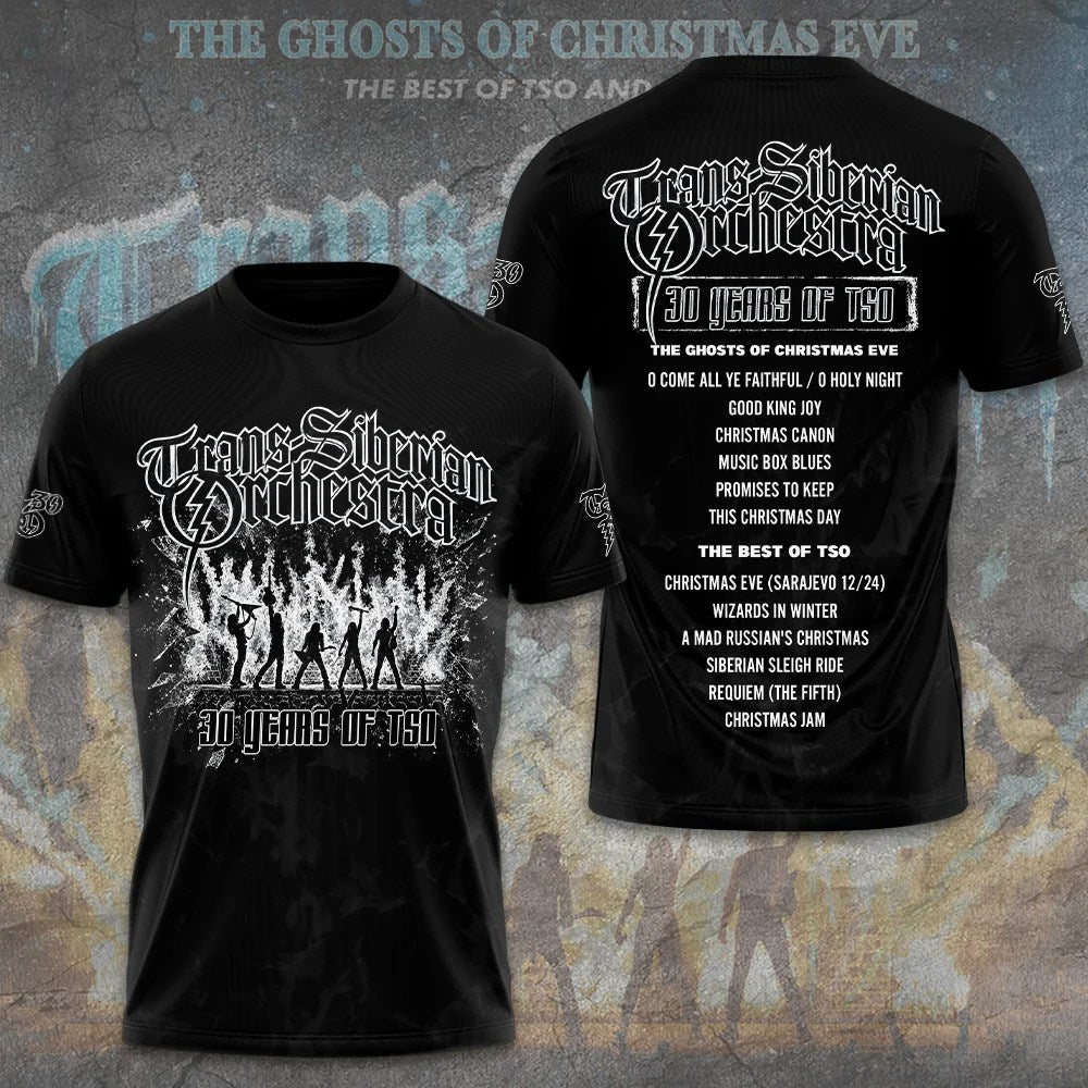 Trans-Siberian Orchestra 30th Anniversary Tour 2026 3D Apparel – GNE8522