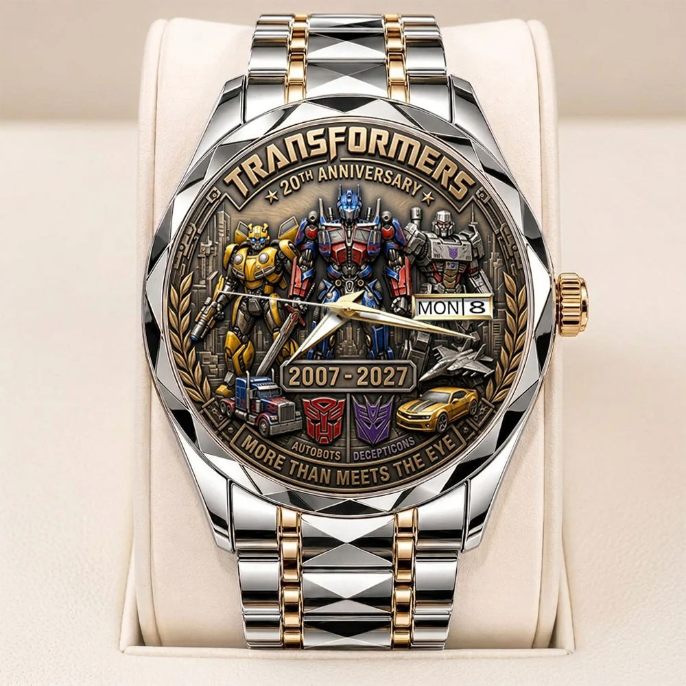 Transformers 20th Anniversary Alloy Luxury Quartz Watch – TANTN25630