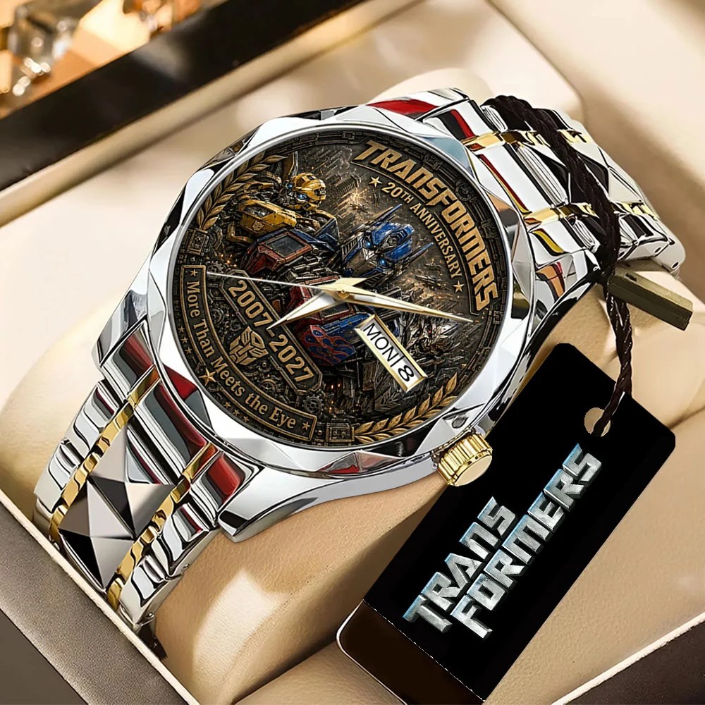 Transformers 20th Anniversary Alloy Luxury Quartz Watch – TANTN25657