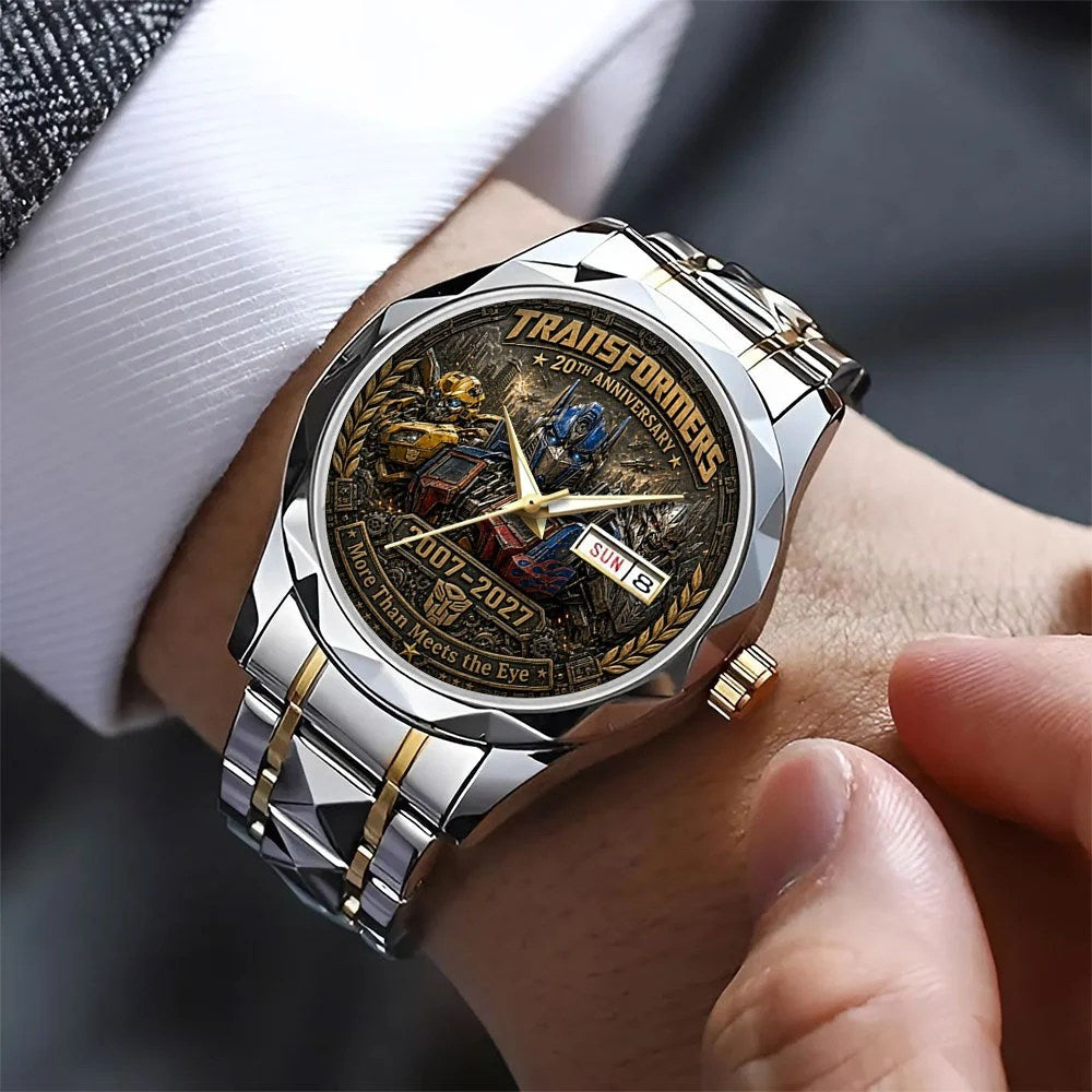 Transformers 20th Anniversary Alloy Luxury Quartz Watch – TANTN25657
