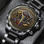 Transformers 20th Anniversary Black Stainless Steel Watch – TANTN25631
