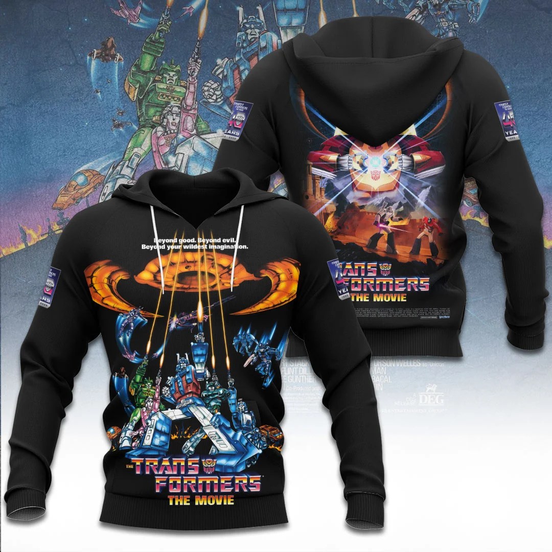 The Transformers: The Movie 40th Anniversary 3D Apparel – TANTN25683
