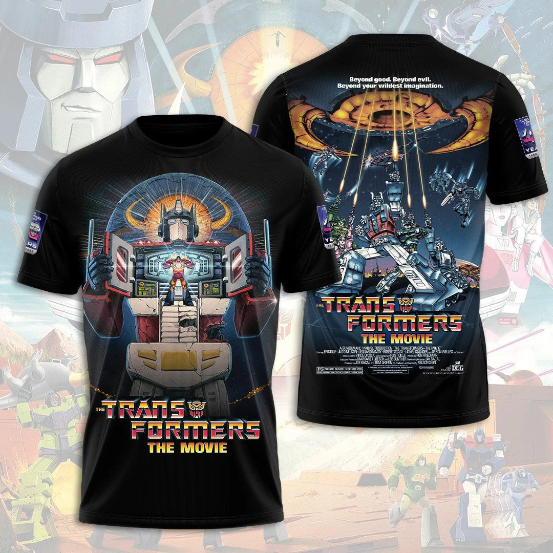 The Transformers: The Movie 40th Anniversary 3D Apparel – TANTN25704