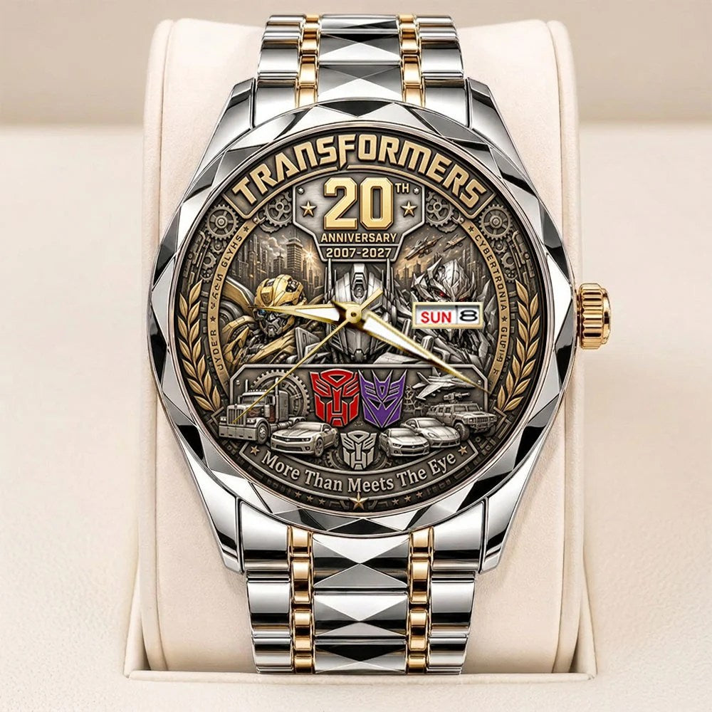Transformers 20th Anniversary Alloy Luxury Quartz Watch – TANTN25632