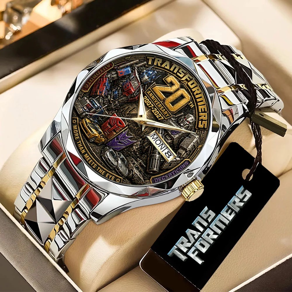 Transformers 20th Anniversary Alloy Luxury Quartz Watch – TANTN25653