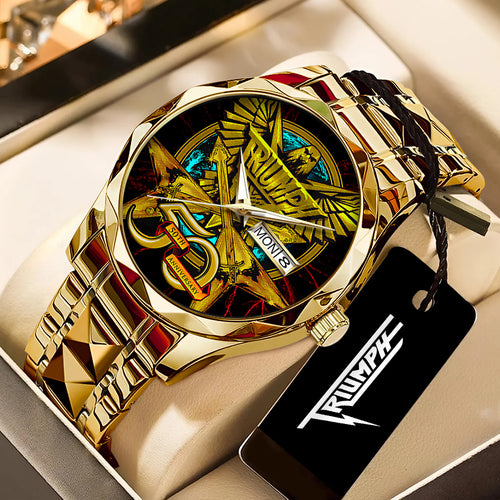 Triumph Band Alloy Luxury Quartz Watch – GNE4789