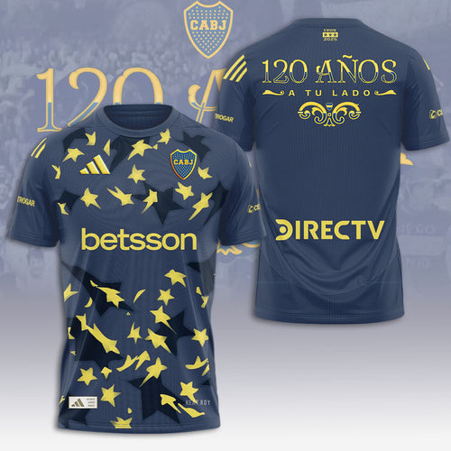 Boca Juniors 120th Anniversary 2025 3D Apparel – GNE4255