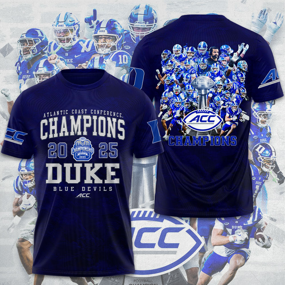 Duke Blue Devils Football 3D Apparel – GNE4748