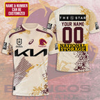 Personalized Brisbane Broncos 3D Apparel – TMTHU1256