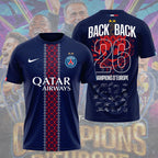 Paris Saint-Germain 25/26 Champions League Champions 3D Apparel – TMTHU6559