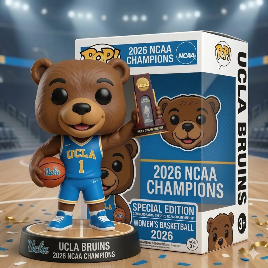 UCLA Bruins 2026 NCAA Women's Basketball National Champions 3D Collectible Vinyl Figure – TMTHU4923