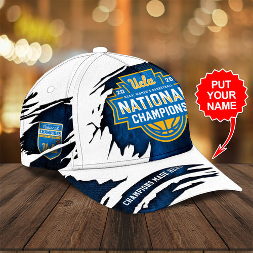 Personalized UCLA Bruins 2026 Women's Basketball National Champions Classic Cap – TANTN22111
