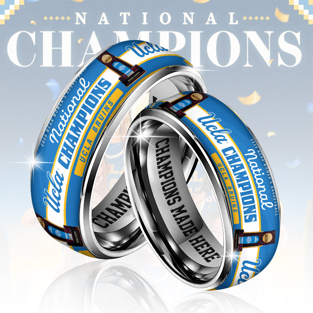 UCLA Bruins 2026 Women's Basketball National Champions Custom Alloy Ring – TANTN22091