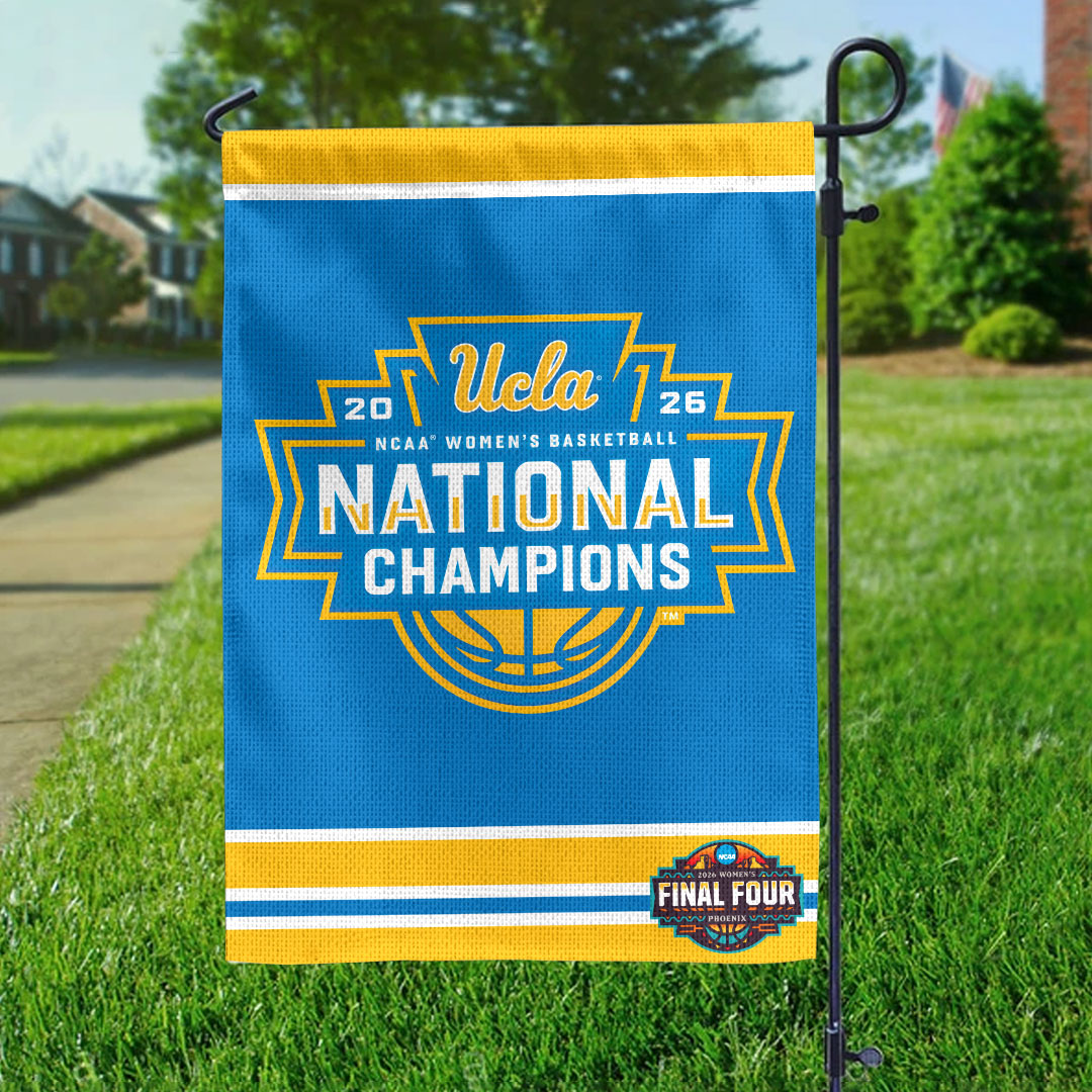 UCLA Bruins 2026 Women's Basketball National Champions Double-side Garden Flag – HOATT17219