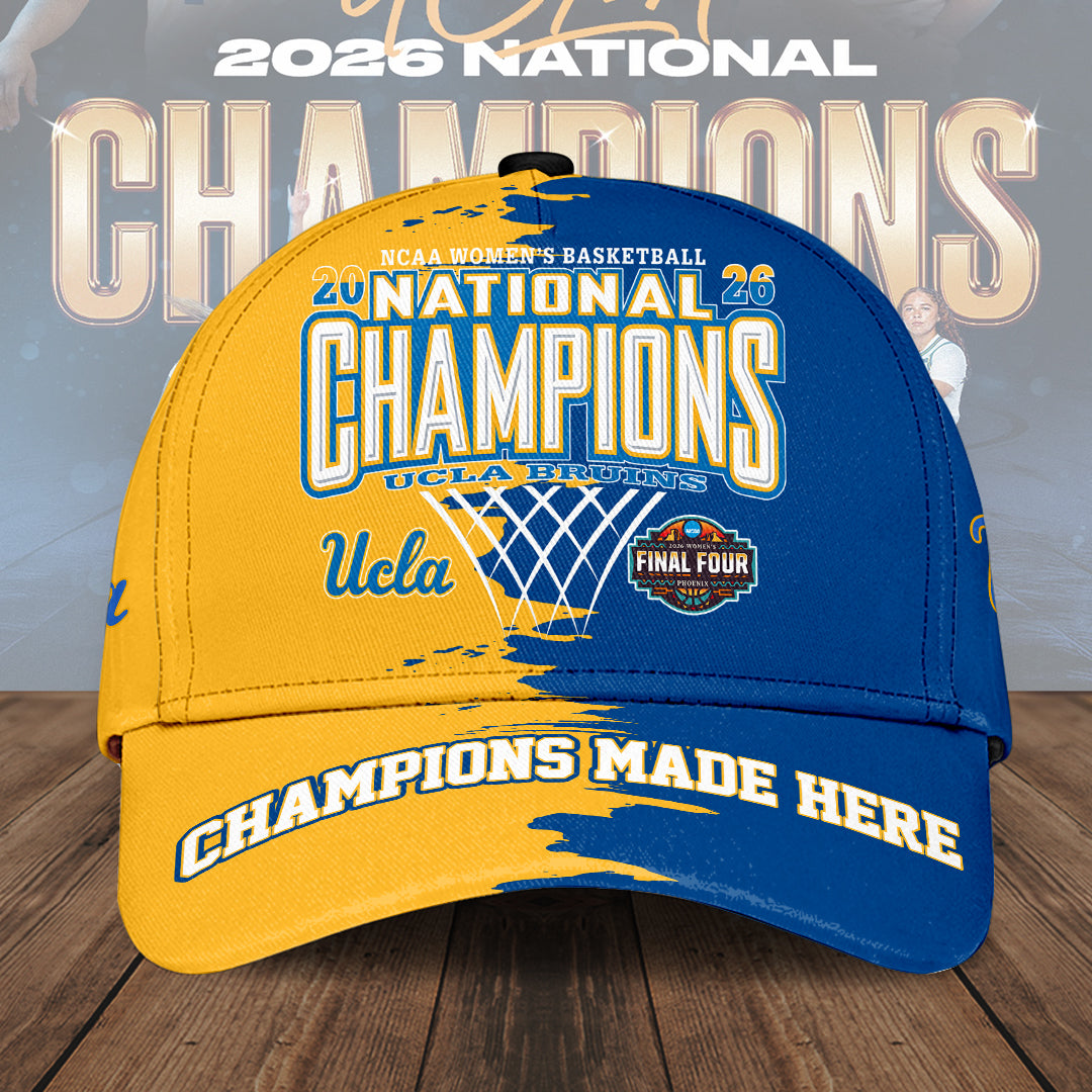 UCLA Bruins 2026 Women's Basketball National Champions Classic Cap – HOATT17188