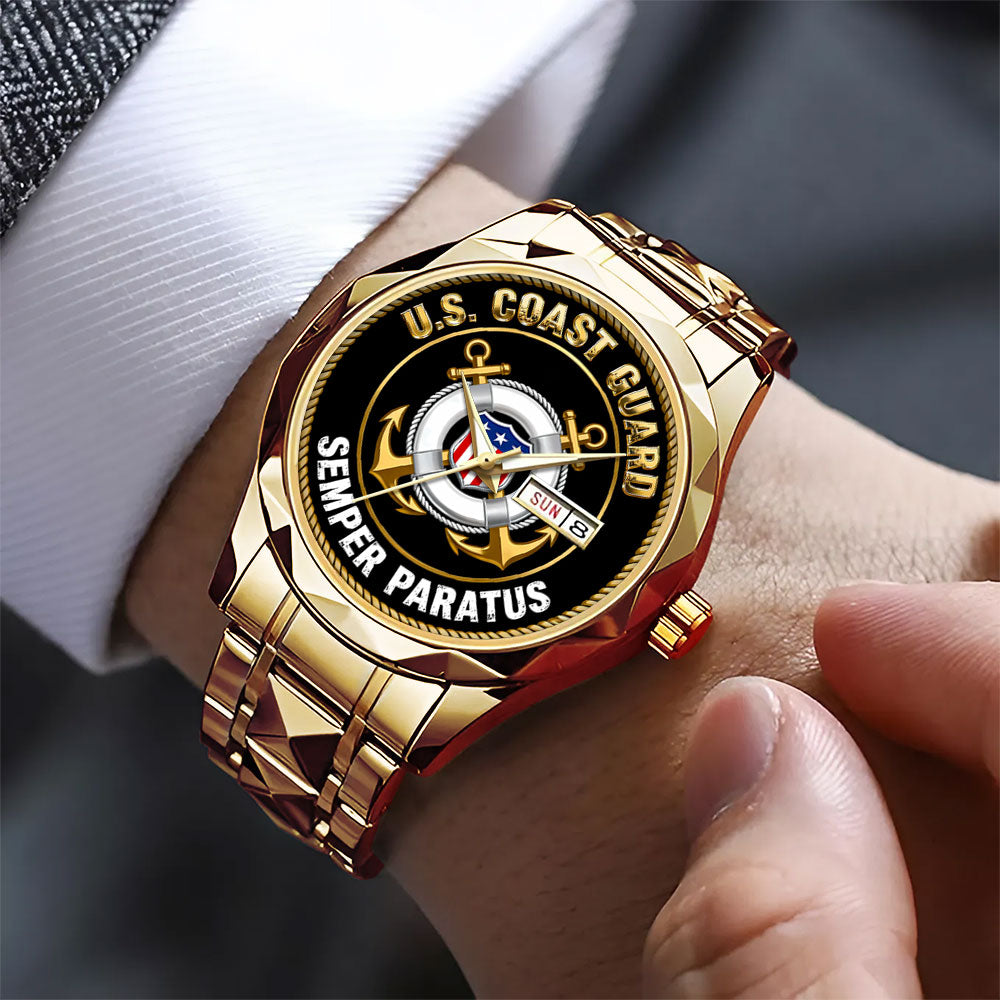 US Coast Guard Alloy Luxury Quartz Watch – MAITM13917