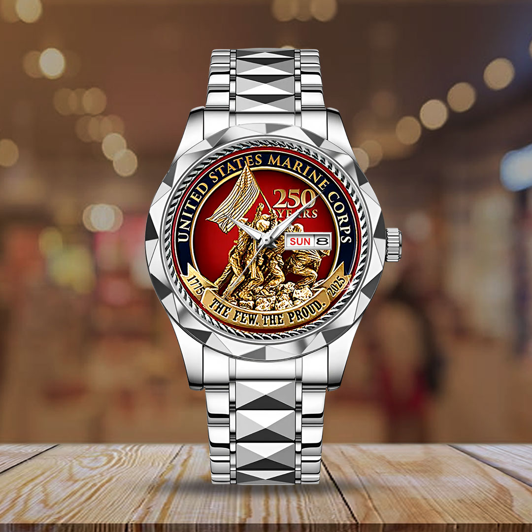 US Marine Corps 250 Years Alloy Luxury Quartz Watch – HOATT12568