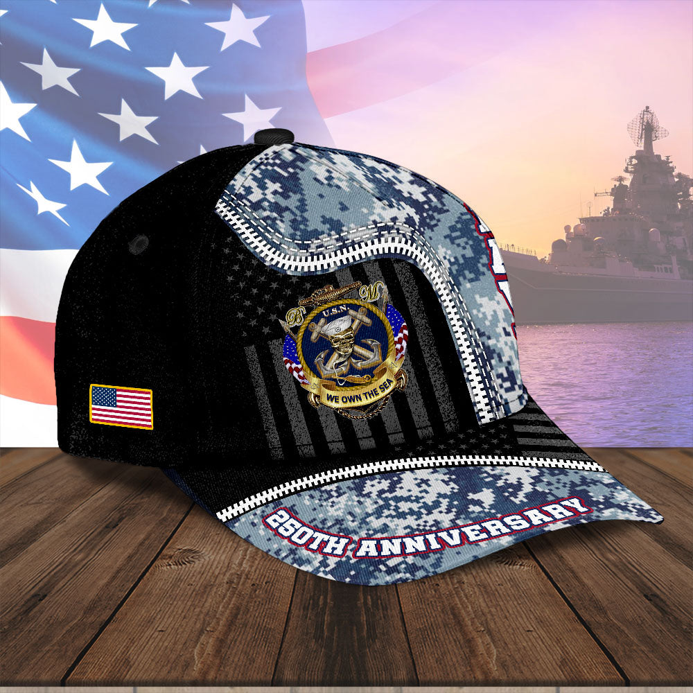 US Navy 250th Anniversary Classic Cap – TMTHU1061