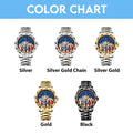 US Navy 250th Anniversary Alloy Luxury Quartz Watch – MAITM13378