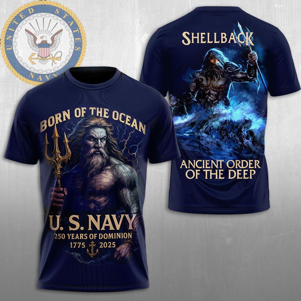 US Navy 250th Anniversary 3D Apparel – MAITM12651
