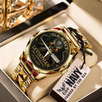 US Navy 250th Anniversary Alloy Luxury Quartz Watch – MAITM12725