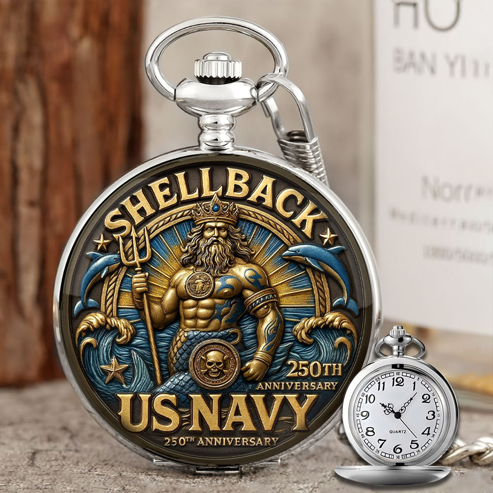 US Navy 250th Anniversary Pocket Watch – MAITM12630