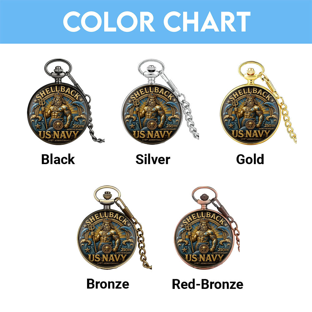 US Navy 250th Anniversary Pocket Watch – MAITM12630