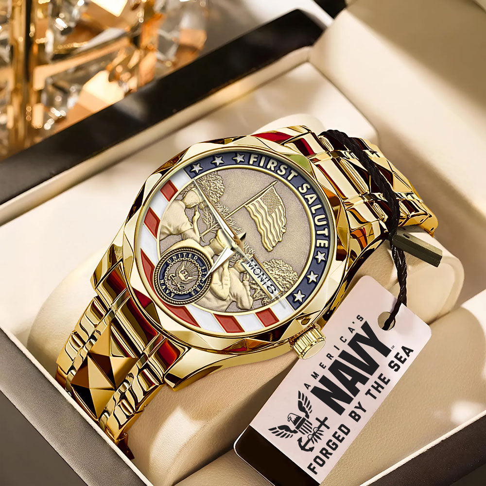 US Navy Alloy Luxury Quartz Watch – MAITM12906