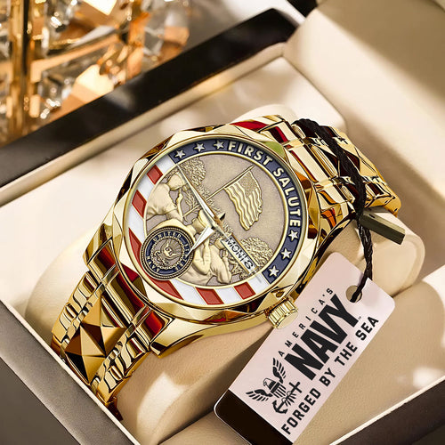 US Navy Alloy Luxury Quartz Watch – MAITM12906