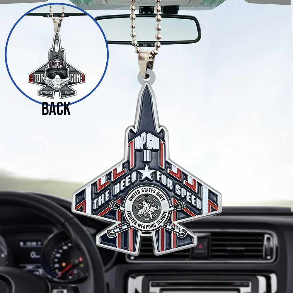 US Navy x Top Gun Custom Shape 2-sided Acrylic Car Ornament – TANTN19395