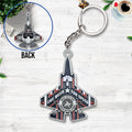 US Navy x Top Gun Custom Shape 2-sided Keychain – TANTN19396