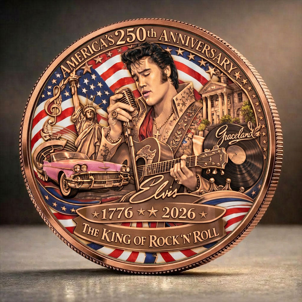 America250 x Elvis Presley Commemorative Coin – TANTN21741