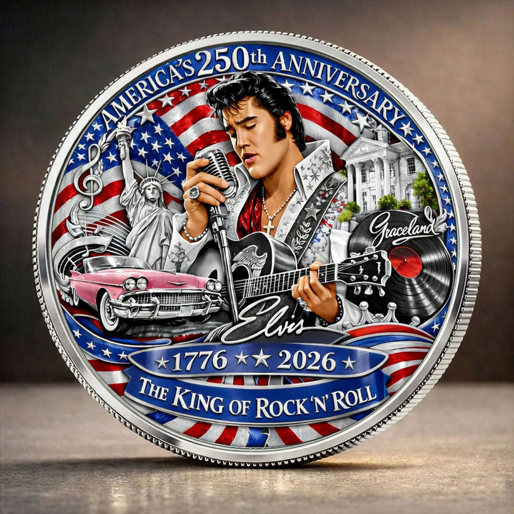 America250 x Elvis Presley Commemorative Coin – TANTN21741