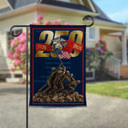 US Marine Corps 250th Anniversary 2025 Double-side Garden Flag – TMTHU728