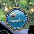 USS Gerald R. Ford (CVN-78) Custom Shape 2-sided Acrylic Car Ornament – HOATT13215