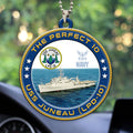 USS Juneau (LPD-10) Custom Shape 2-sided Acrylic Car Ornament – HOATT13222
