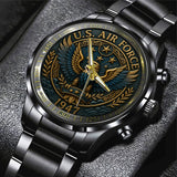 US Air Force Black Stainless Steel Watch – TANTN15886