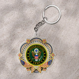 US Army Custom Shape 1-sided Keychain – HOATT12509.2