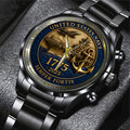 US Navy Black Stainless Steel Watch – TANTN15892