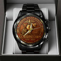 US Marine Corps Black Stainless Steel Watch – TANTN15978