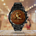 US Marine Corps Black Stainless Steel Watch – TANTN15978